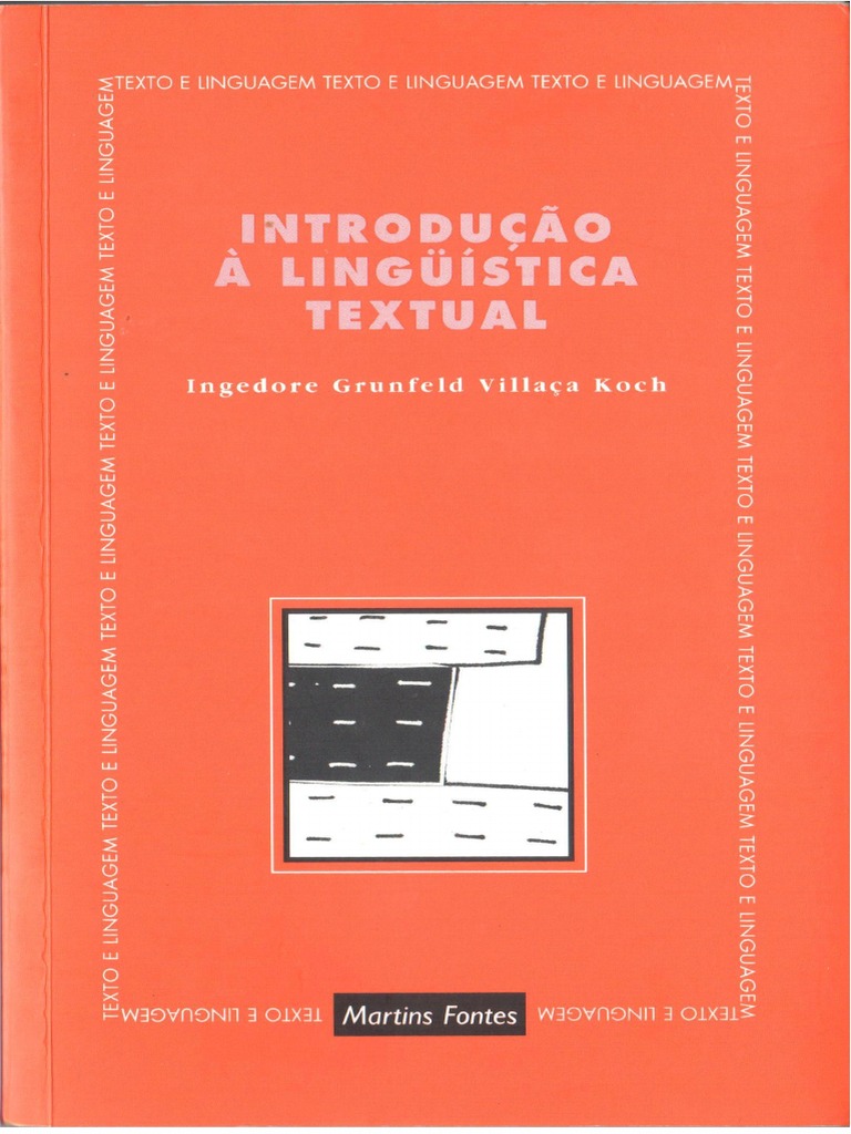 Introduo A Linguistica Textual Koch Pdf
