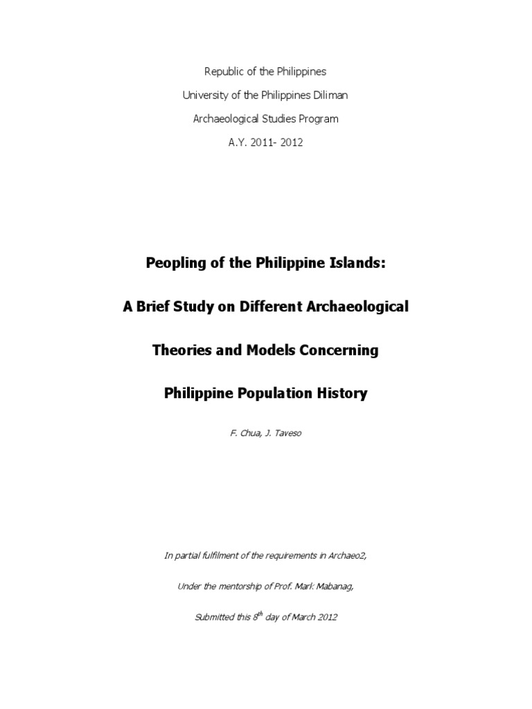 sample of historical research paper in the philippines