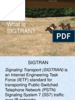 What is SIGTRAN? Transporting SS7 over IP