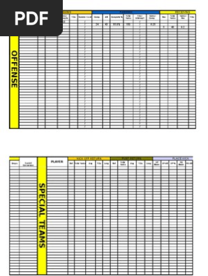 Stat Sheet