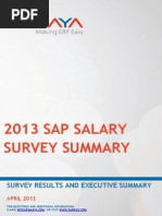 SAP Salary Survey 2013
