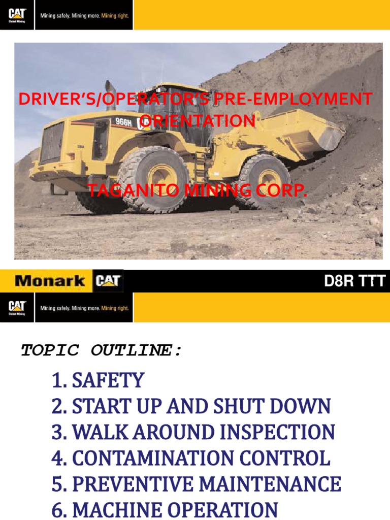 Pre-Employment Orientation for Operators | PDF | Turbocharger ...