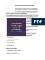 DDS Como Manter A Motivação Ambientes Estressantes