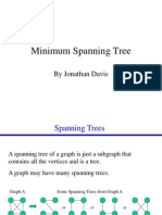 Minimum Spanning Tree: by Jonathan Davis