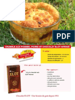 Crumble Aux Pommes, Poires Et Chocolat Elot Intense PDF