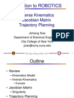 Introduction To ROBOTICS: Inverse Kinematics Jacobian Matrix Trajectory Planning
