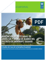 Estudios de Caso PNUD: ASOCIACIÓN DE ARTESANAS DE  ARBOLSOL Y HUACA DE BARRO DEL  DISTRITO DE MÓRROPE (AAAHB), Peru