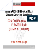 Resumen Nuevo Codigo Nacional de Electricidad- Suministro 2011
