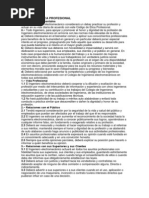 CÓDIGO DE ÉTICA PROFESIONAL