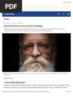 Daniel Dennett's Seven Tools For Thinking