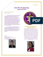 Chi Psi Alumni November Newsletter