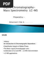 Download Liquid Chromatography Mass Spectrometry LC-MS by Mohammed SN185852491 doc pdf