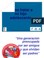 Como Tratar A Mi Hijo Adolescente