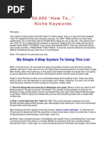 50,000 Niche Ideas | PDF | Ad Sense | Search Engine Optimization