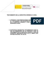 Tratamiento de La Hepatitis Cronica C (VHC)