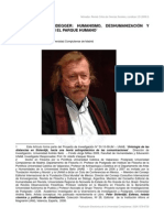 Sloterdijk y Heidegger - Humanismo, Deshumanización y Posthumanismo Ene L Parque Humano - Artículo - Adolfo Vásquez