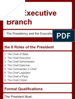 the executive branch