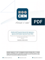 Análisis Del Proyecto General de Ingresos y Egresos Del Estado: Ejercicio Fiscal 2014