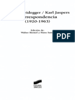 Heidegger y Jaspers - Correspondencia 1920-1963 PDF