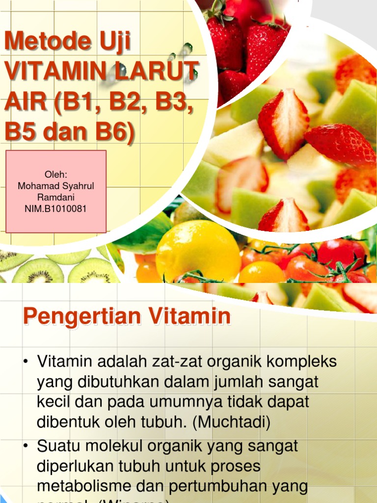 Vitamin Larut Air