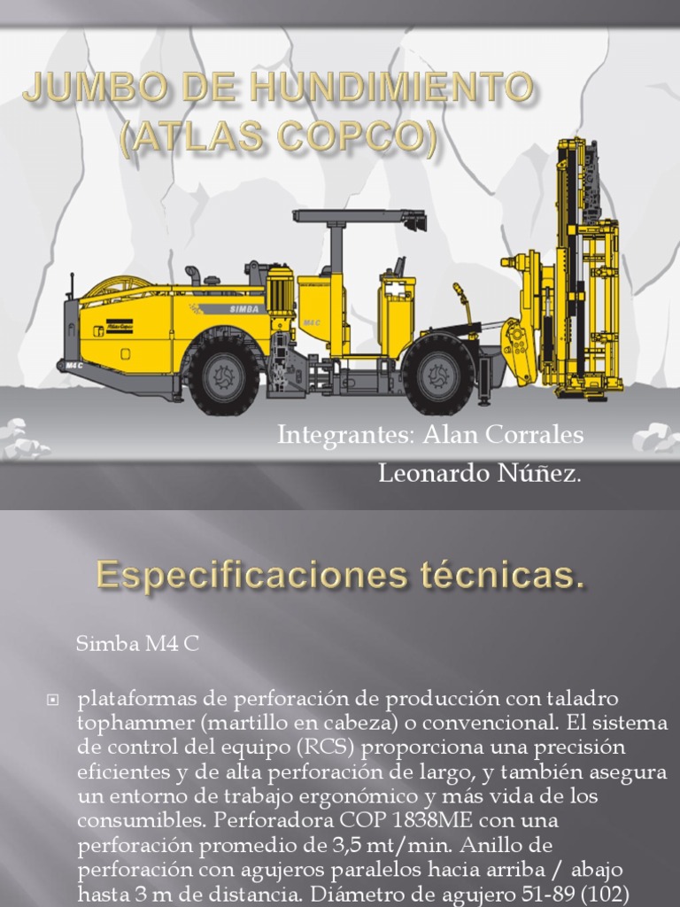 Comparativa Simba M4C y Jumbo | PDF | Perforar | Ingeniería mecánica
