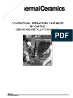 Conventional Refractory Castables by Casting 