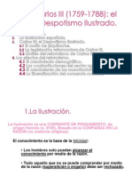 1-Carlos III El Despotismo Ilustrado