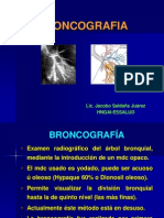 Broncografía: examen radiográfico del árbol bronquial