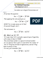 Calculus the Integral of 1 Over X