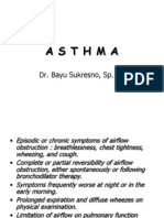 Asthma: Dr. Bayu Sukresno, Sp. PD