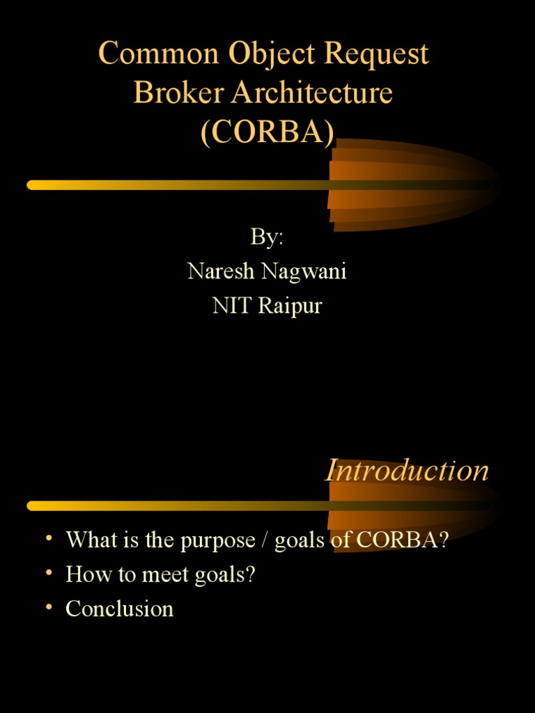 Understanding CORBA and ORB Architecture | PDF | Common Object Request ...