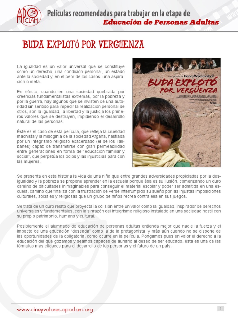 Buda Exploto Por Verguenza Epa PDF Igualdad social Justicia