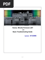 Konica Minolta FIRMWARE List