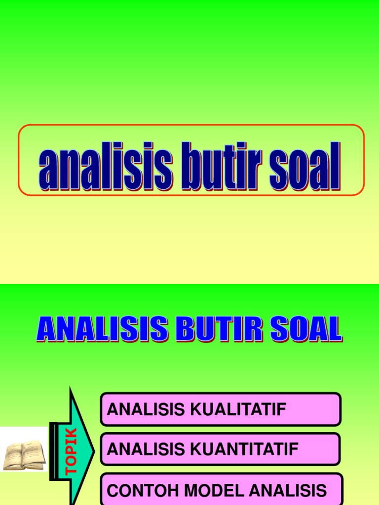 C Analisis Butir Soal Ptk