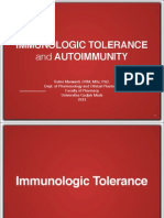 Immunologic Tolerance and Autoimmunity