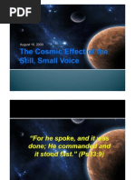 PPT- The Cosmic Effect of the Still Small Voice