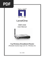 Levelone: Wbr-3408 User Manual