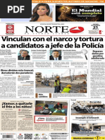 Periódico Norte de Ciudad Juarez 21 de Noviembre de 2013