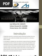 PERIODIZAÇÃO - HIPERTROFIA MUSCULAR