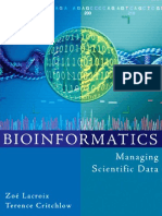 Bioinformatics - Managing Scientific Data