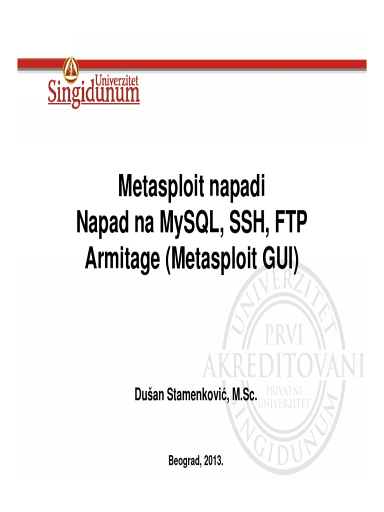 06 Metasploit | PDF