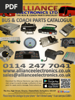 Download Bus and Coach Electronic  Electrical Parts Catalogue 2018 by Alliance Electronics Ltd SN185978958 doc pdf