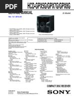 Download Service Manual Hcd Gpx5g Gpx7g Gpx8g 989060001 by Dwane Duncan SN185981060 doc pdf