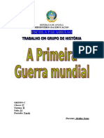 A 1ª GUERRA MUNDIAL