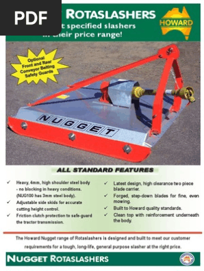 Howard slasher workshop manual download