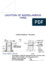 Location of Miscellaneous Types - GD&T