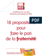 18 Propositions Pour Faire Le Pari de La Fraternité