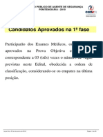 Aprovados Agente Penitenciário