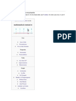 Mathematical Constant: From Wikipedia, The Free Encyclopedia