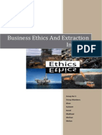 Ethics Extraction Industry Group 5 Section A